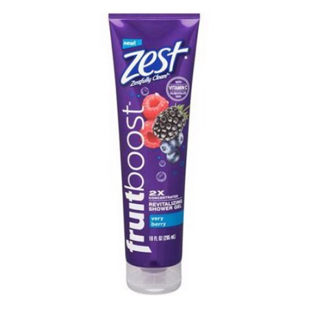 Zest Fruit Boost Shower Gel Very Berry 10oz