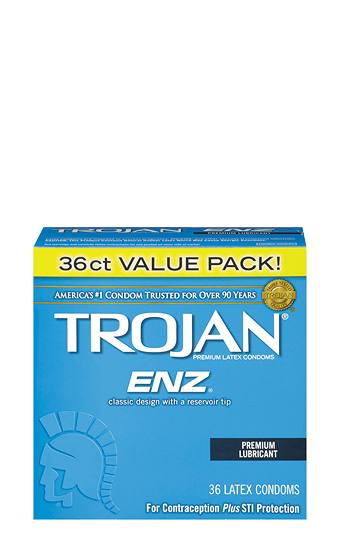Trojan Enz Lubricated Condom 36ct