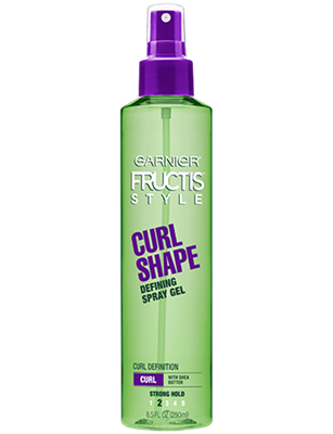 Image 0 of Garnier Fructis Curl Shape Spray Gel 8.5oz