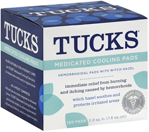 Tucks Pads 100ct
