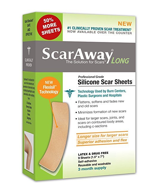 Image 0 of Scaraway Flexi Long Silicone Sheets 6ct