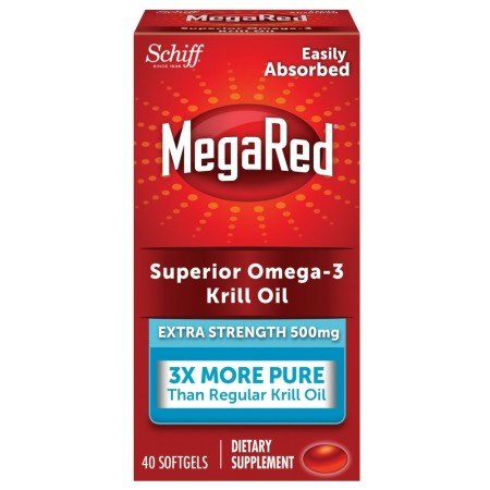 MegaRed Omega-3 Krill Oil 500mg 40 Softgel Capsules