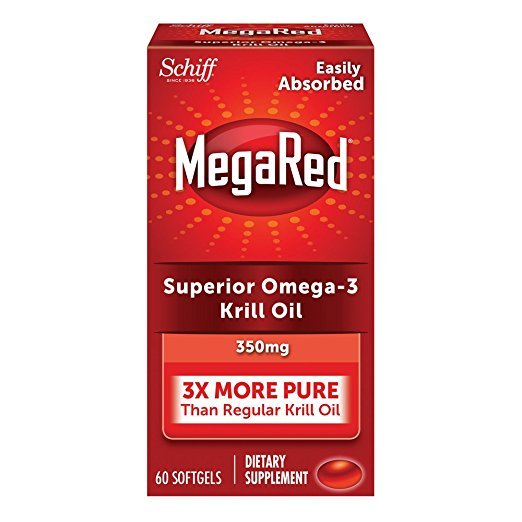 MegaRed Omega-3 Krill Oil 350mg 60 Soft Gel Capsules