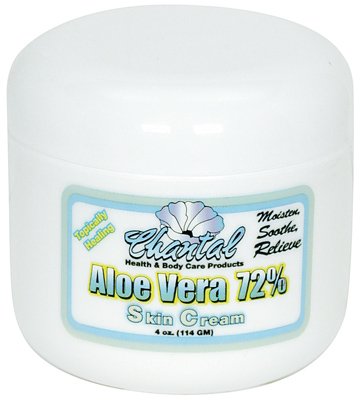 Aloe Vera Cream 72% 4oz by National Vitamin