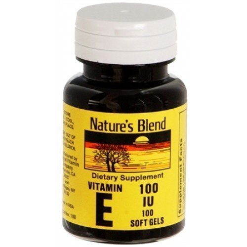 Image 0 of Natures Blend Vitamin E 100IU 100 Softgels
