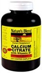 Natures Blend Calcium Citrate + D 630mg 200 Caplets