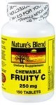 Image 0 of Natures Blend Vitamin C 250mg Fruit Chewable 150 Tablet