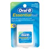 Oral-B Essential Floss Wax Mint Flavor Dental Floss 55 Yd