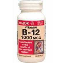 Image 0 of Vitamin B12 500 Mcg 130 Tablet By Major Pharmaceutical