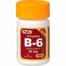 Image 0 of Vitamin B6 25 Mg 100 Tablet by Rugby Major Lab