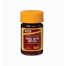 Image 0 of Folic Acid 400 Mcg 100 Tablet By Major Rugby