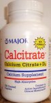 Calcitrate 315 Mg-250 Tab 100 By Major Pharma 