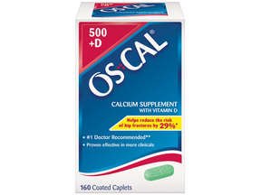 Os-Cal 500 + D Calcium Carbonate Caplets 160 By Glaxo Smith Kline