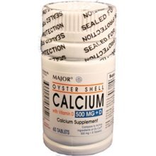 Image 0 of Calcium+D Oyster 500 Mg Tablet 60 By Major Pharma