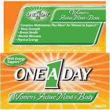 Image 0 of One-A-Day Active Energy Enhancing Multivitamin With Caffein Tablets 50