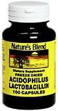 Natures Blend Acidophilus Frez Dry 100 Capsules