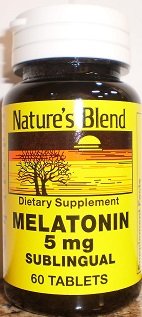 Image 0 of Natures Blend Melatonin 5 Mg Subling Tablets 60