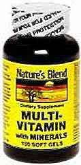 Image 0 of Natures Blend MultiVitamin Hi Potency 100 Soft Gel Caps