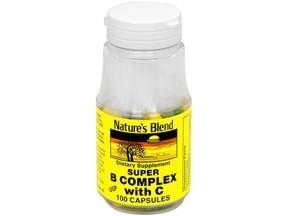 Image 0 of Natures Blend Super B Complex With C Capsules 100