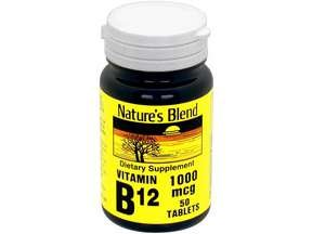 Image 0 of Natures Blend Vitamin B12 1000 Mcg Tablets 50