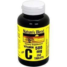 Image 0 of Natures Blend Vitamin C 500 Mg Tablets 250