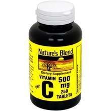Image 0 of Natures Blend Vitamin C 500 Mg Tablets 250