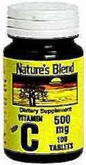 Image 0 of Natures Blend Vitamin C Sustained Release 500 Mg Capsules 100