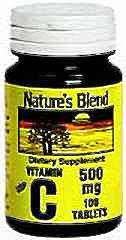 Image 0 of Natures Blend Vitamin C Sustained Release 500 Mg Capsules 100