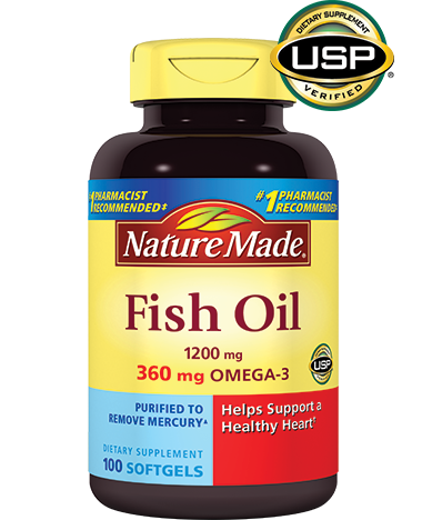 Nature Made Fish Oil 1200 Mg 100 Soft Gels