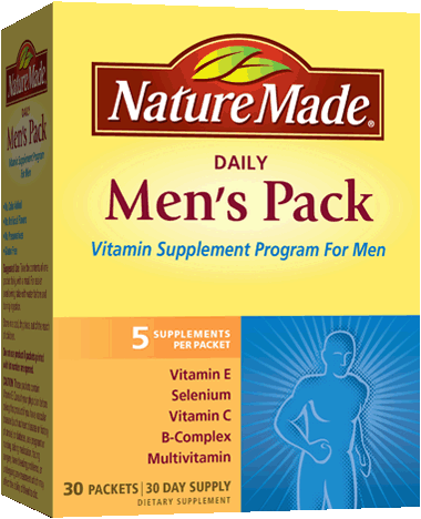 Nature Made Mens Multivitamin 30 Day 30 Packets