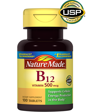 Nature Made Vitamin B12 500 Mcg Tablets 100