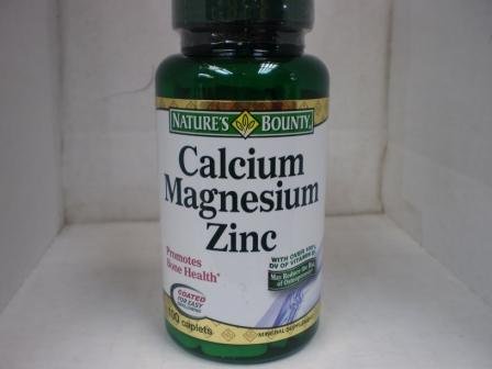Natures Bounty Calcium Magnesium Zinc Tablets 100