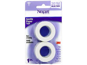 Image 0 of Nexcare First Aid Gentle Paper 1 Inch X 10 Yard Tape 2 Ct.