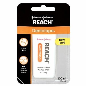 Reach Dentotape Extra Wide Waxed 100 Ct.