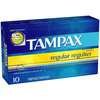 Tampax Flush able Regular Tampons 10 Ct.