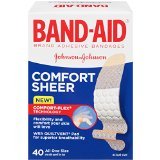Band-Aid Comfort-Flex Sheer One Size Adhesive Bandages 40 Ct.