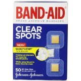 Band-Aid Clear Spots Comfort-Flex Adhesive Bandages 50 Ct.