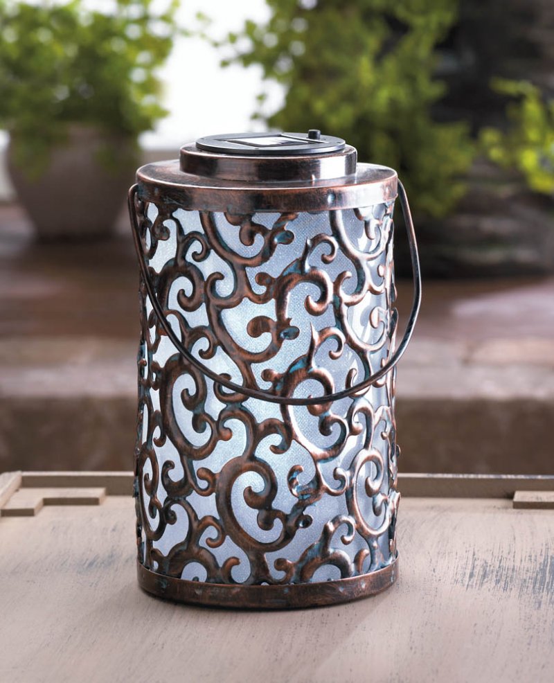 Solar Garden Gate Hanging Ot Tabletop Lantern With Swirls Flourishes Image 0 Of Solar Garden Gate Hanging Ot Tabletop Lantern With Swirls Flourishes
