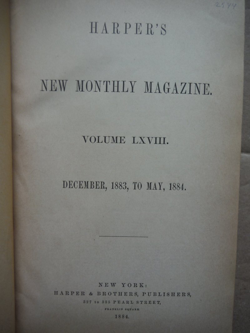 Image 1 of Harper's New Monthly Magazine, Volume XLVIII. December 1873 to May 1874