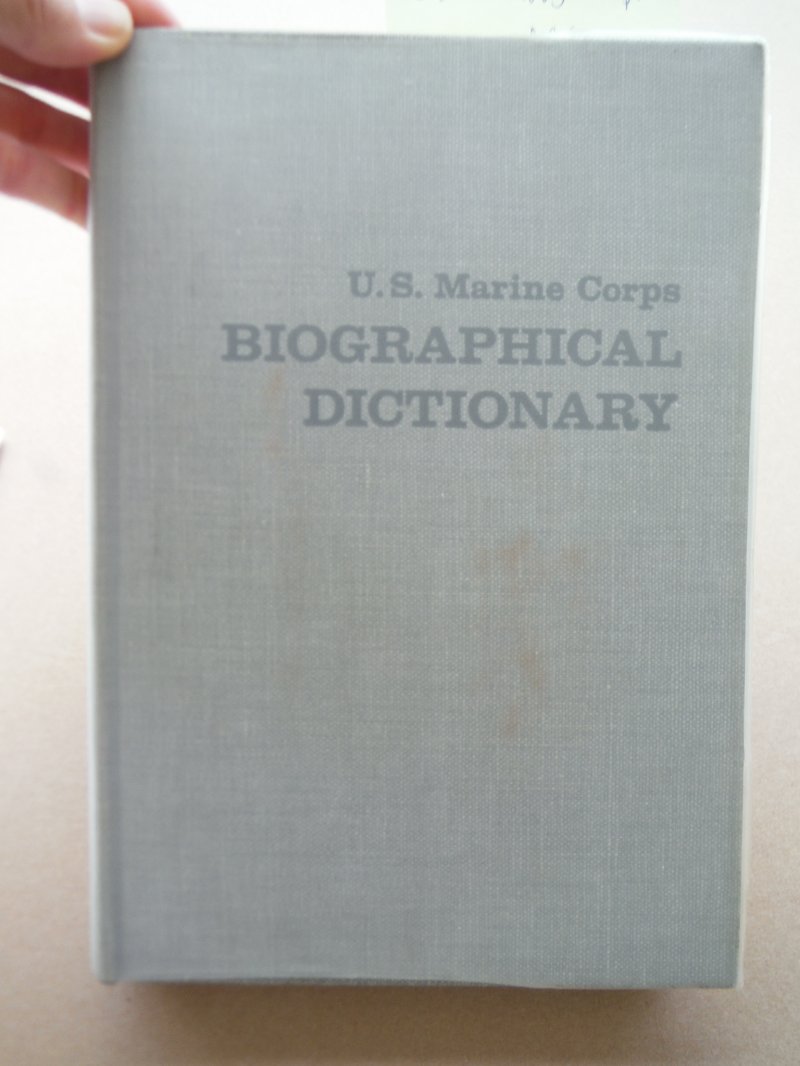 Image 0 of U.S. Marine Corps Biographical Dictionary