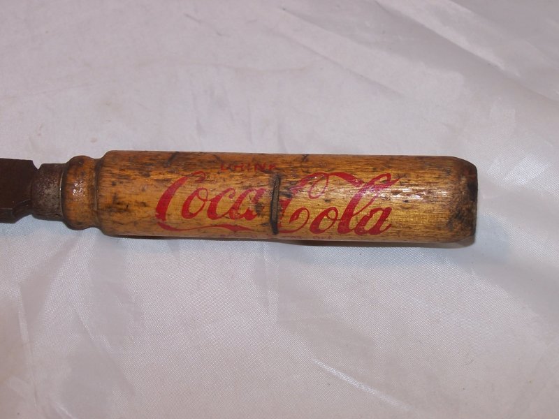 Image 1 of Coca-Cola File, Wooden Handle, Vintage