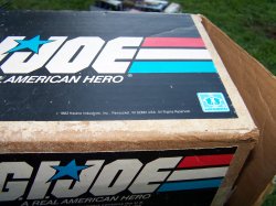 GI Joe Command Center, Helicopter Pad, Box, 1983, Hasbro SOLD