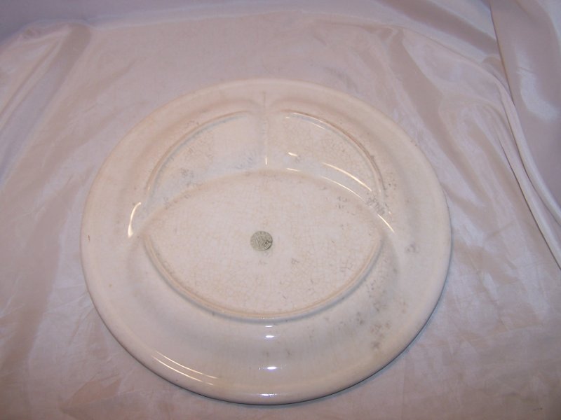 Image 1 of Canonsburg China Divided Dinner Plates, Antique 