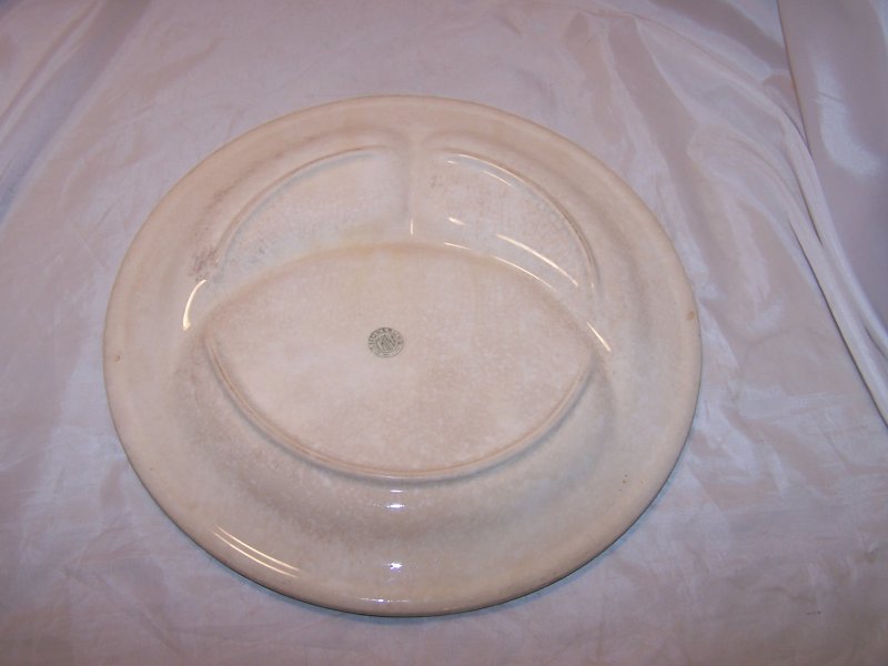 Image 4 of Canonsburg China Divided Dinner Plates, Antique 