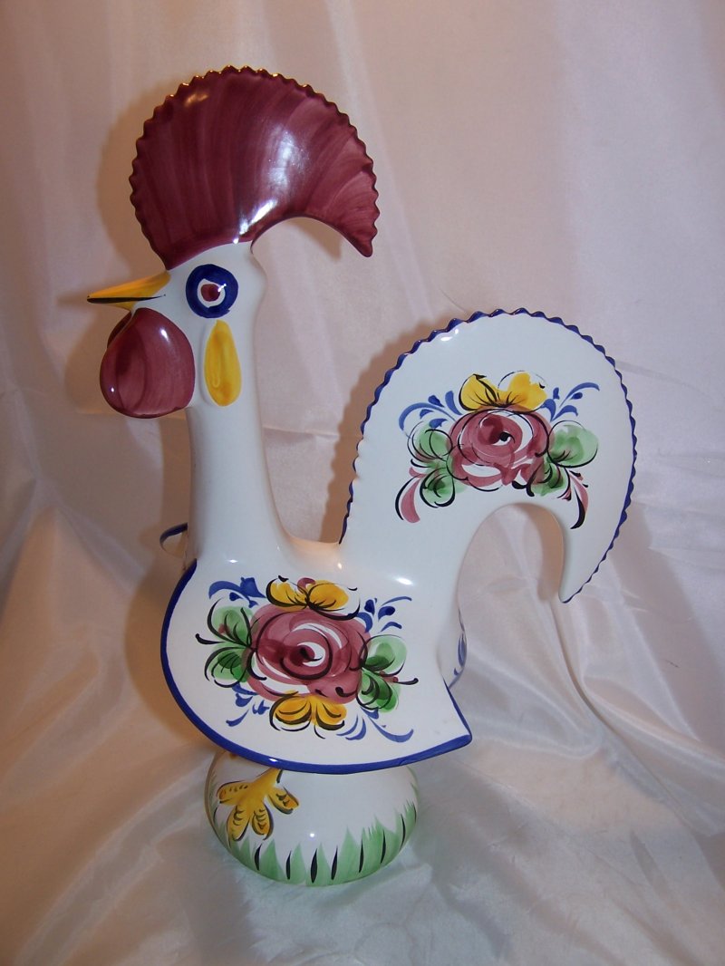 Image 2 of Rooster, Ceramic, Decorated, Portugal