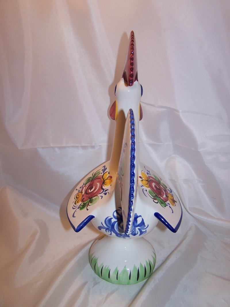 Image 3 of Rooster, Ceramic, Decorated, Portugal