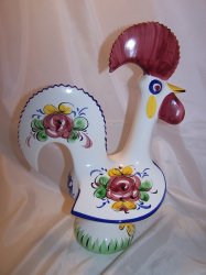 Rooster, Ceramic, Decorated, Portugal