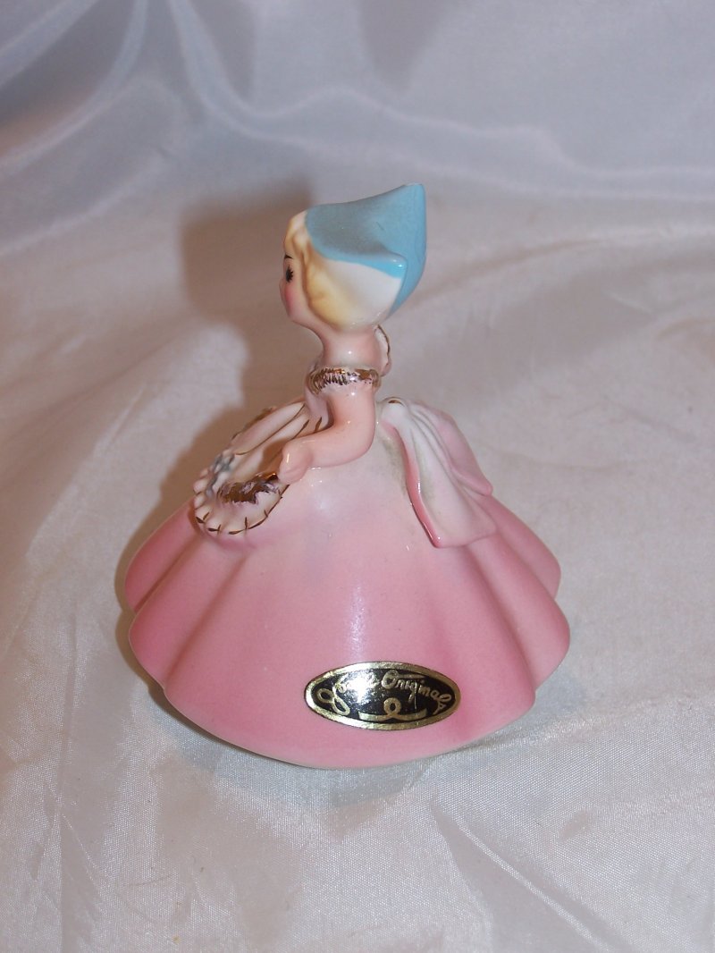 Image 1 of    Josef Originals Dutch Girl in Pink Dress Figurine, Japan 