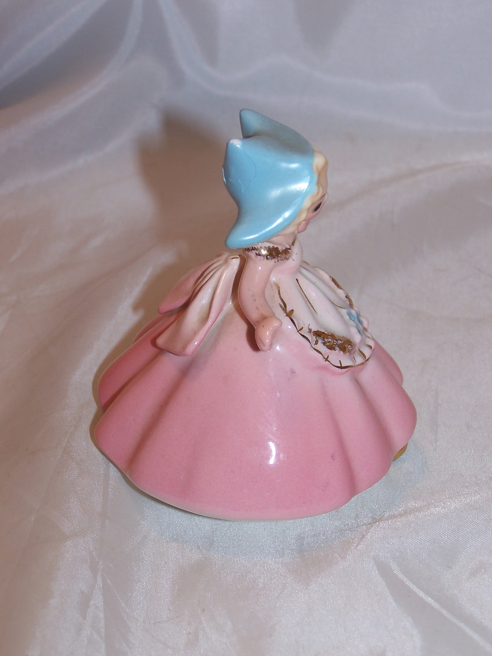 Image 3 of    Josef Originals Dutch Girl in Pink Dress Figurine, Japan 