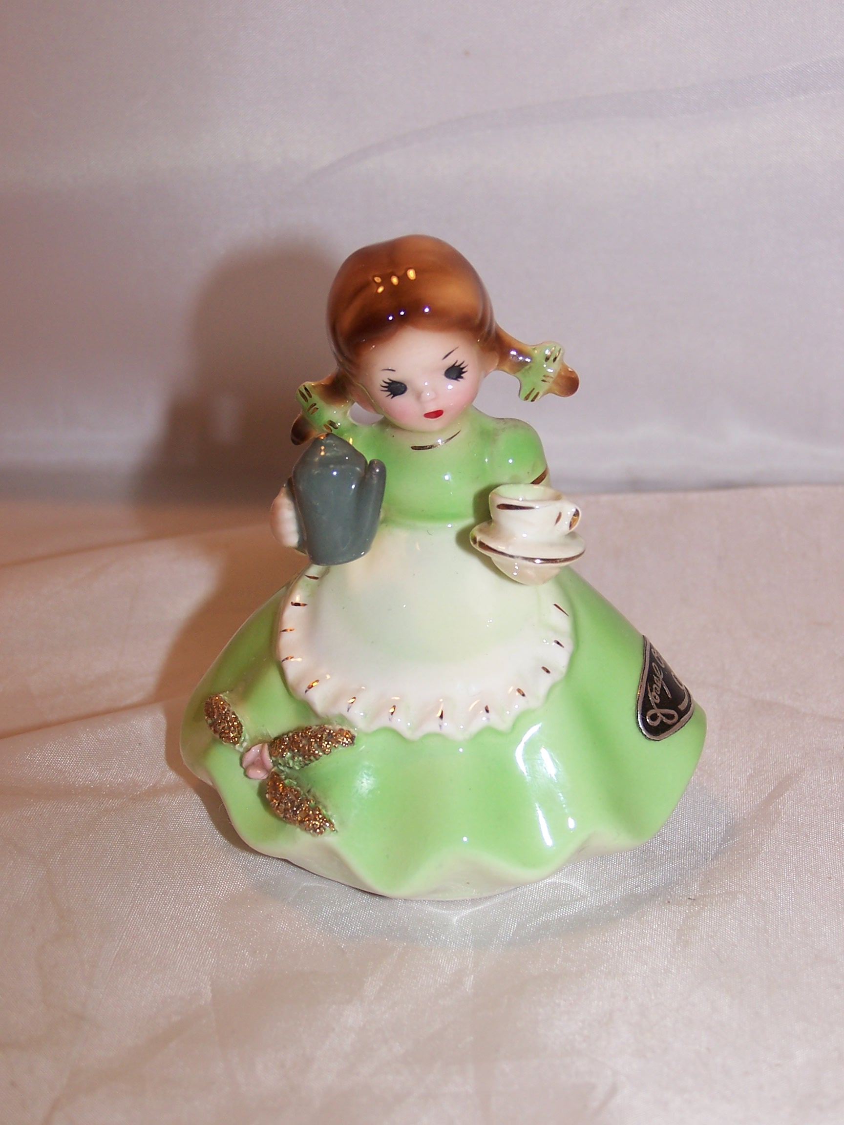 Florence Ceramics, Elaine, Victorian Lady in Winter Garb, California